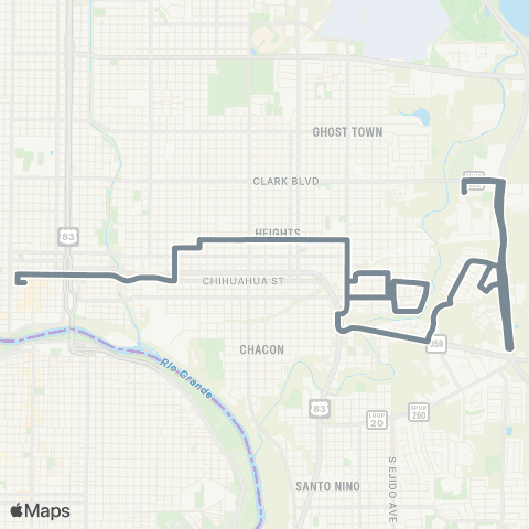 El Metro Villa Del Sol / Cheyenne map