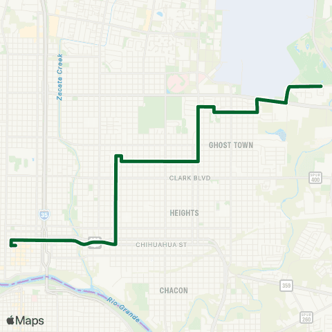 El Metro Cedar / Health Clinic map