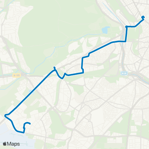 EMT Plaza de España - Colonia San Ignacio de Loyola map
