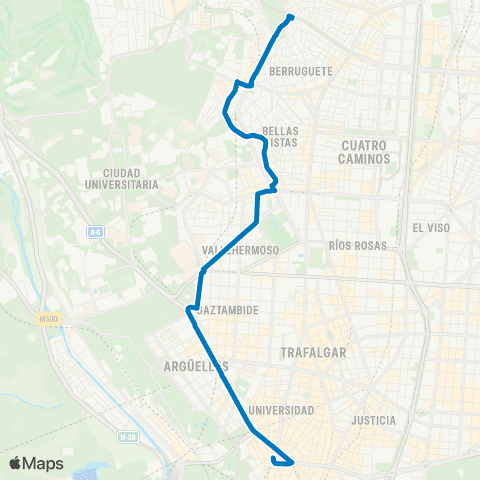 EMT Plaza del Callao - Marques de Viana map