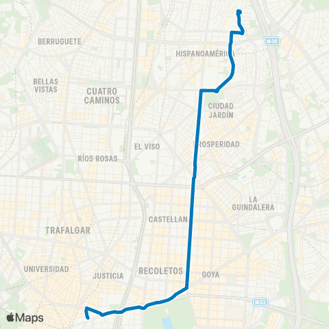 EMT Puerta del Sol / Sevilla - Santamarca map