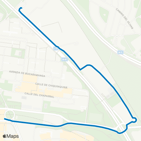 EMT Mar de Cristal - Parque Empresarial Cristalia map