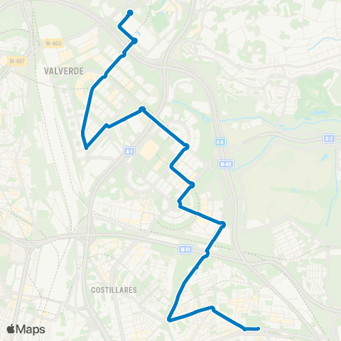 EMT Mar de Cristal - Telefonica map