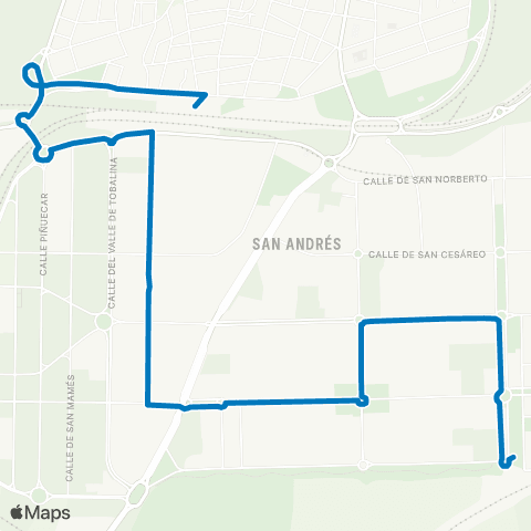 EMT Villaverde Alto - Poligono Industrial la Resina map