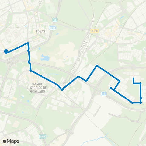 EMT Alsacia - el Cañaveral map