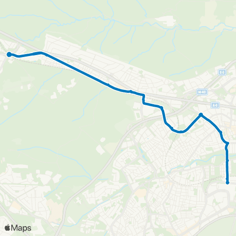 EMT Estacion de Aravaca - el Plantio map