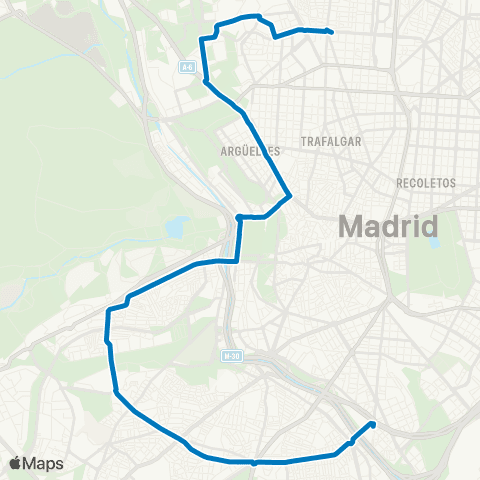 EMT Cuatro Caminos - Legazpi map
