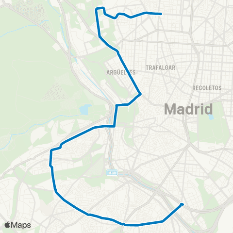 EMT Cuatro Caminos - Legazpi map