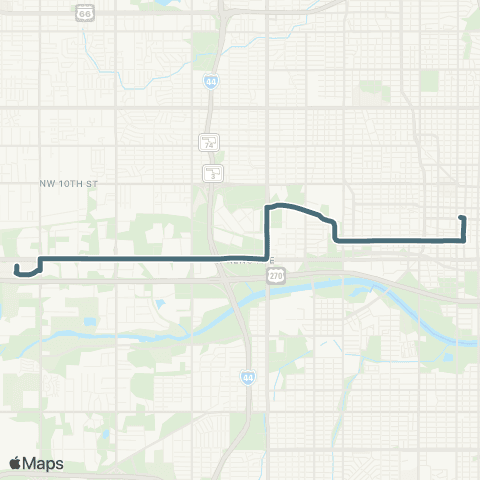 EMBARK W Reno Crosstown map