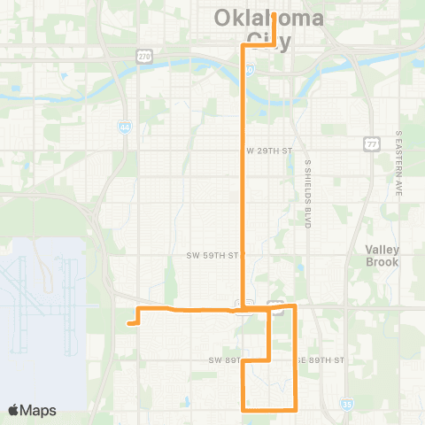 EMBARK S Western / SW 104 map