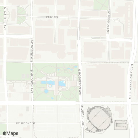 EMBARK Thunder Shuttle map