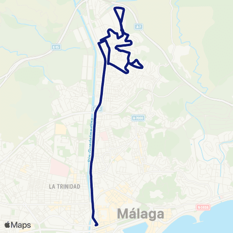 EMT Alameda Principal - Ciudad Jardín map