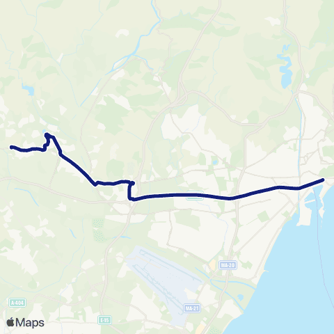 EMT Paseo del Parque - Campanillas - Maqueda map