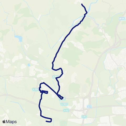 EMT Santa Águeda - Campanillas - Bda. Los Nuñez map