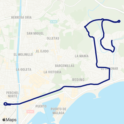 EMT Av. Andalucía - Limonar - Mayorazgo map