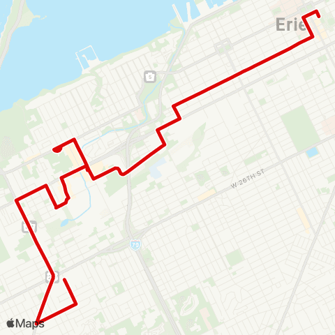 The 'e' West Millcreek map