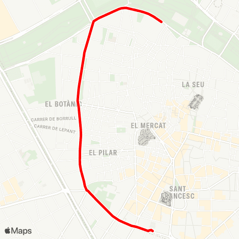 EMT Centre Històric map