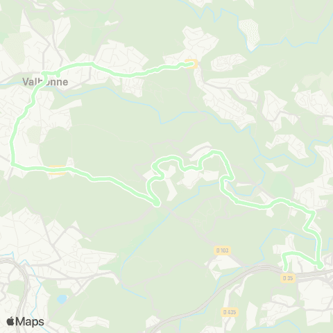 Envibus Bel Air (Valbonne) - Lycée S. Veil - Val Martin - Eganaude - ZI des 3 Moulins map