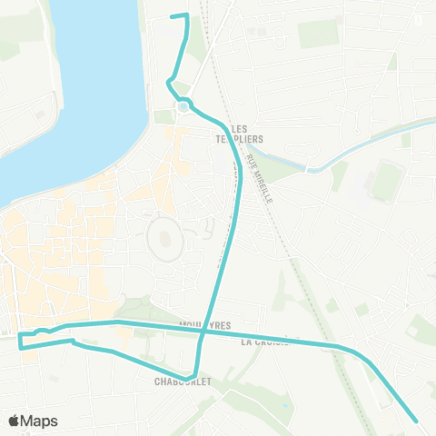 Envia Gare SNCF ↔︎ Parking des Minimes map