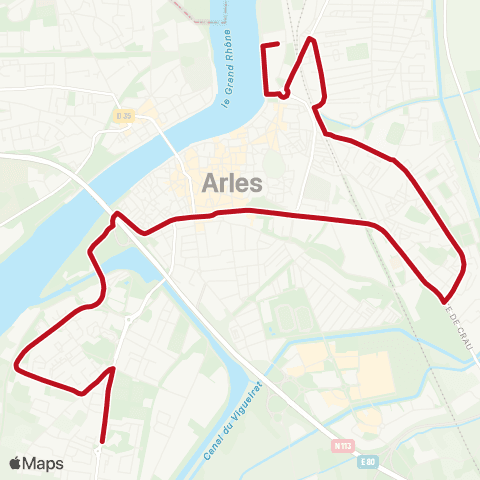 Envia Gare SNCF ↔︎ Barriol map