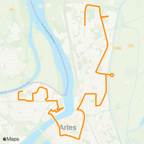 Envia ZI Nord ↔︎ Tournesol map