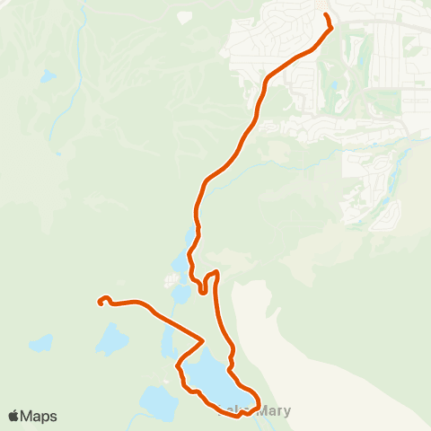 Eastern Sierra Transit Basin Trolley map