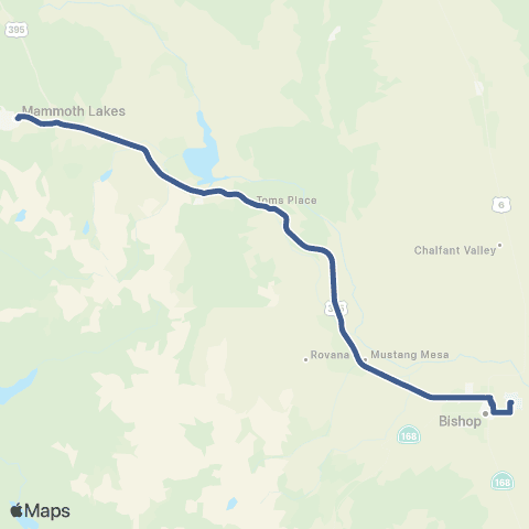 Eastern Sierra Transit LANC-MMX map