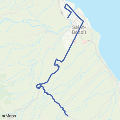 Estival Chemin Vabois - Gare Saint Benoît map