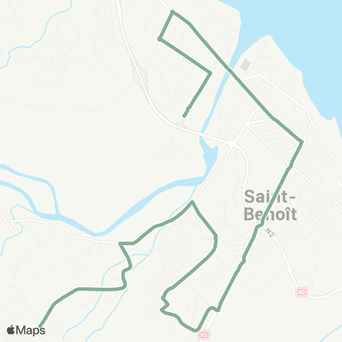 Estival Chemin Millecdols - Gare de Saint Benoît map