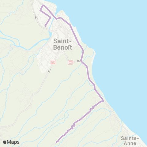 Estival Col Vert Gare Saint Benoît map