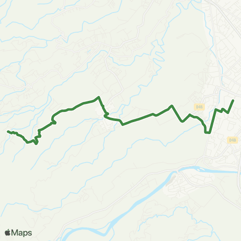 Estival Hermitage - GR Saint André map