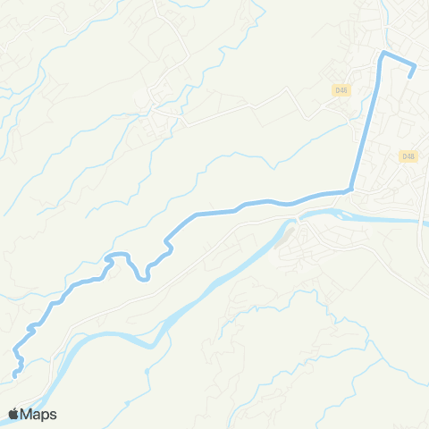 Estival Le Reduit - Diore - GR Saint André map