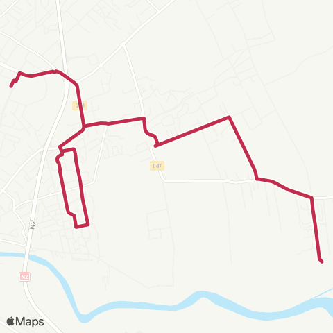 Estival Aire de Repos - Gare de Saint André map