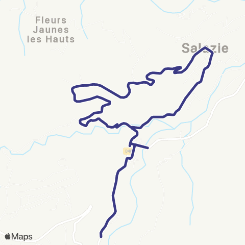 Estival Îlet Bananiers - Mairie de Salazie map