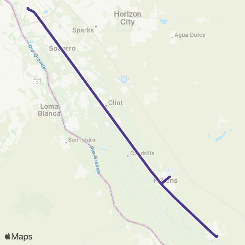 ETA MVTC - Fabens / Tornillo map