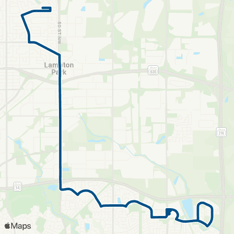 ETS Austin O'Brien - Maple map