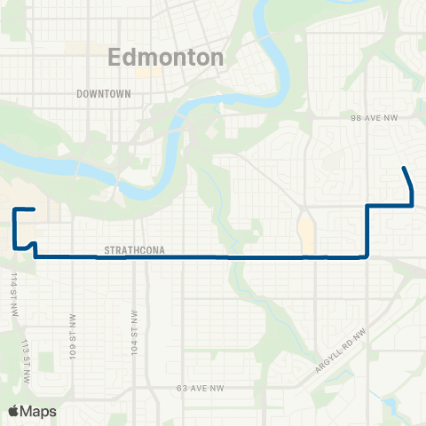 ETS Braemar - University map