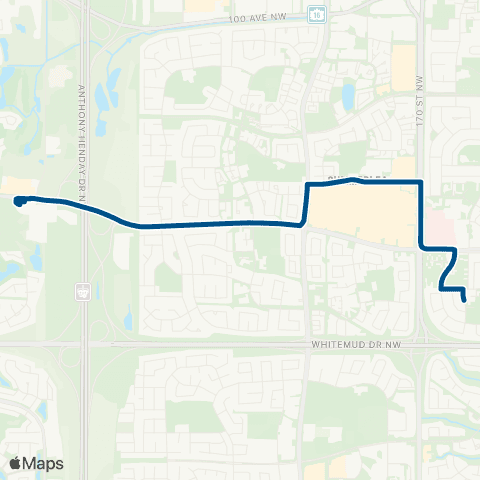 ETS H.E. Beriault - Lewis Farms map