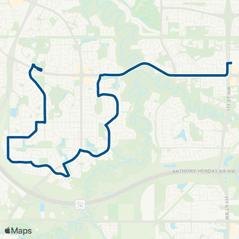 ETS Leger - Century Park map