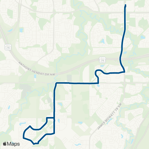 ETS Century Park - Chappelle map