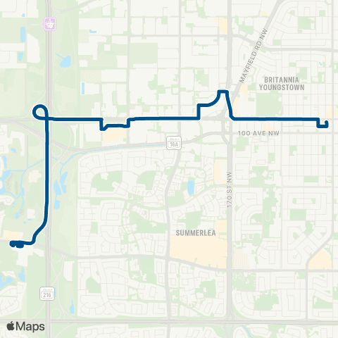 ETS Lewis Farms - Jasper Place map