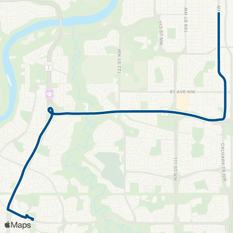 ETS Leger - Strathcona HS map