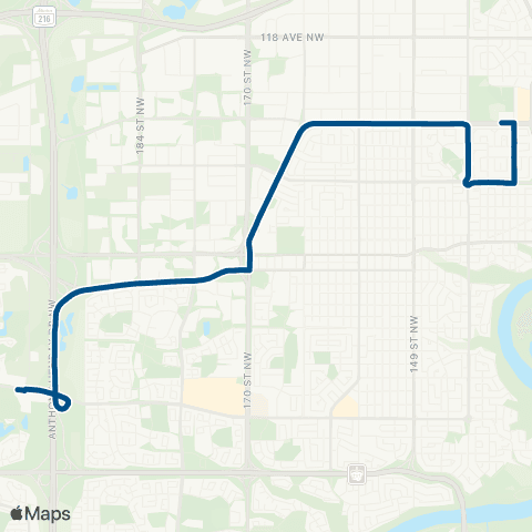 ETS Ross Sheppard - A. Macdonald - Lewis Farms map
