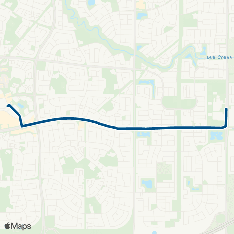 ETS Elder Dr. Whiskeyjack - Mill Woods map