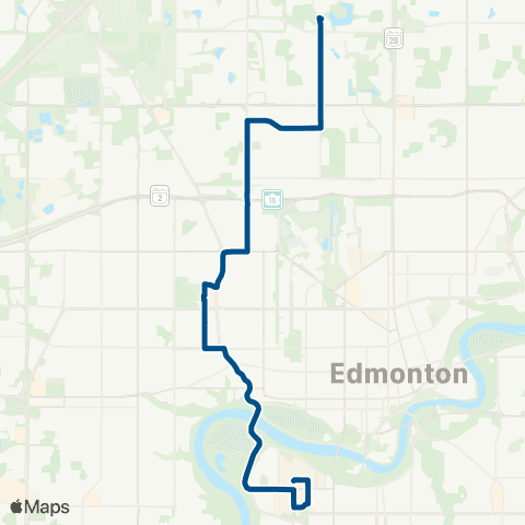 ETS Castle Downs - University map