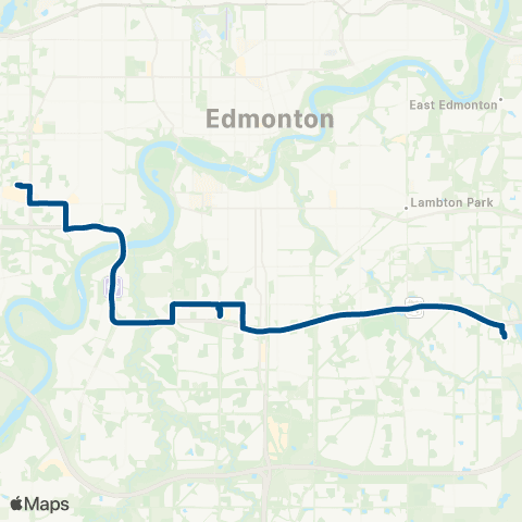 ETS Meadows - Southgate - West Edmonton Mall map