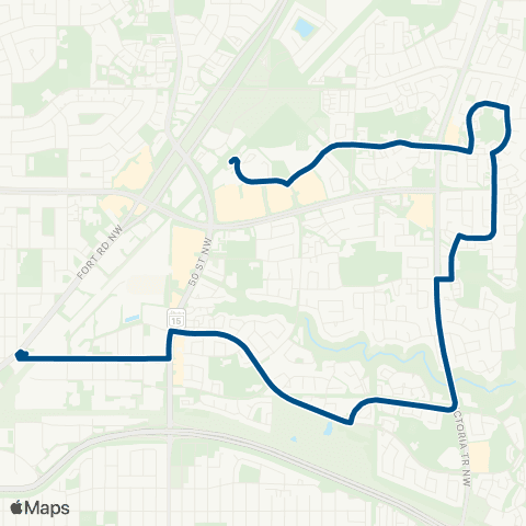 ETS Belvedere - East Clareview map