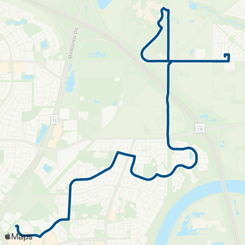 ETS Clareview - Fraser - Evergreen map