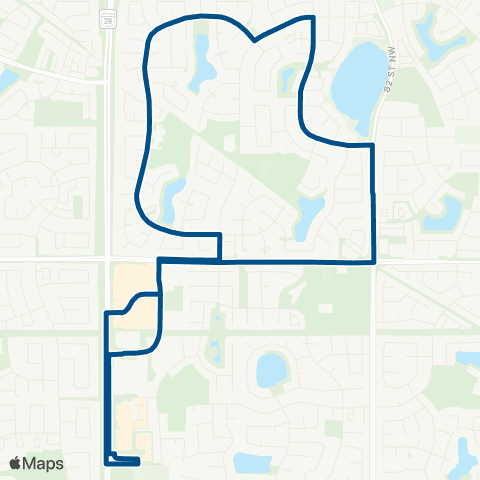 ETS Eaux Claires - Lago Lindo - Klarvatten map