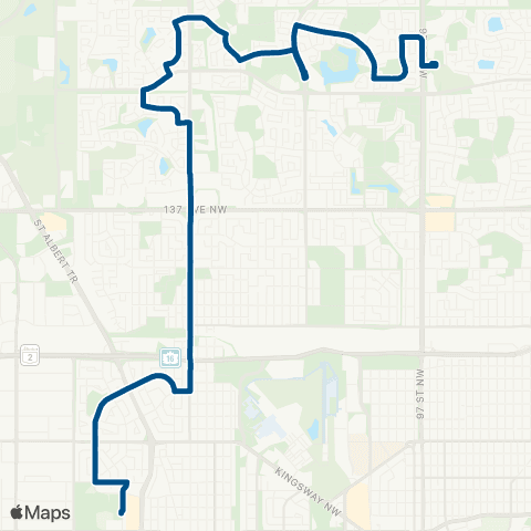 ETS Westmount - Eaux Claires map